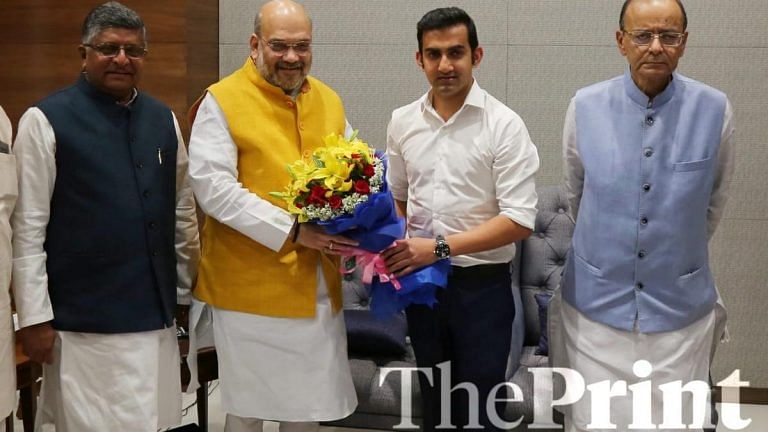 Left-hander turns right: Gautam Gambhir pads up for BJP weeks before Lok Sabha elections