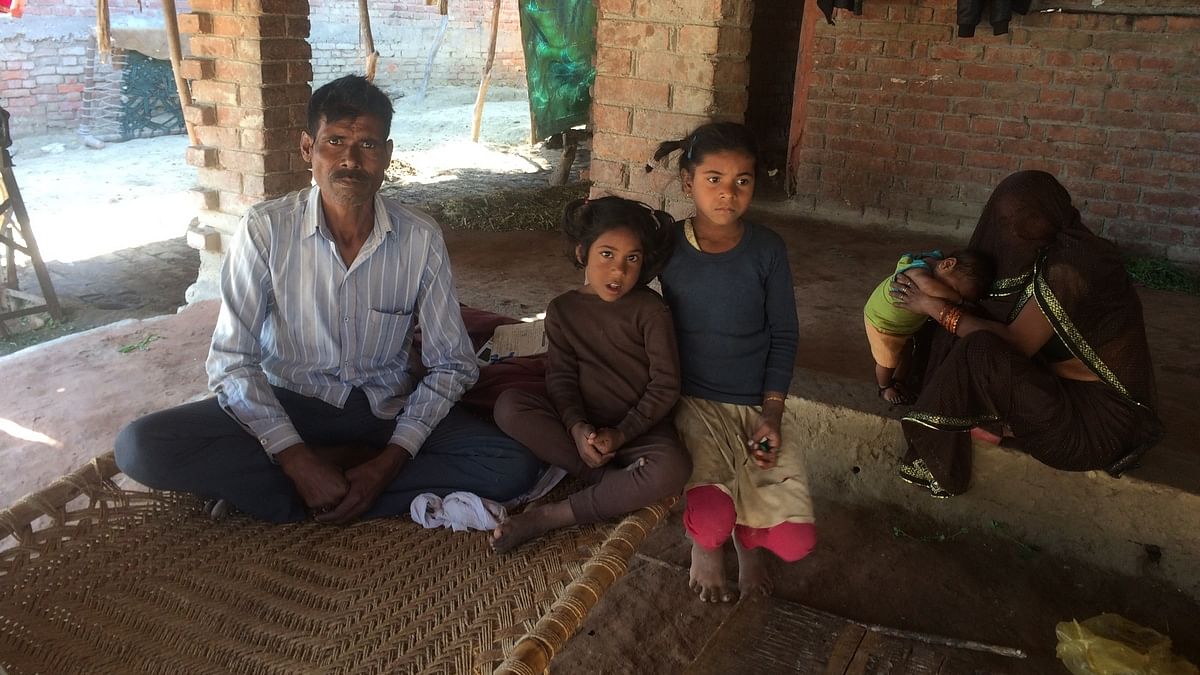 Chedi Lal with his family | Aditi Vatsa/ThePrint