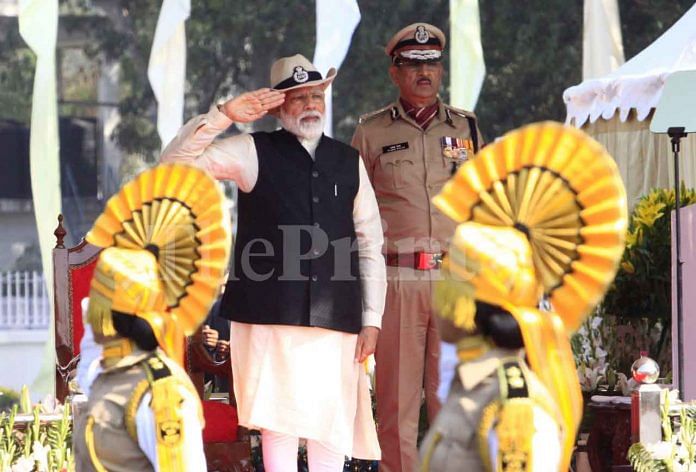 PM Modi at 50th raising day for CISF | Praveen Jain/ThePrint