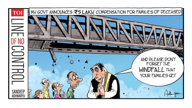 Mumbai’s ‘take’ on the bridge collapse, & a different vocabulary for non-Muslim perpetrators