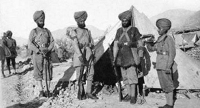 The Sikh regiment at the Battle of Saragarhi | Commons