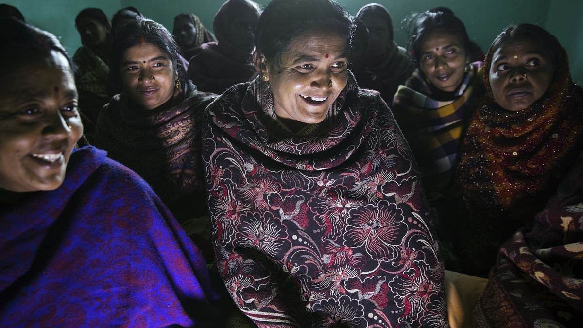 Latest news on Aajeevika project | ThePrint Rita Devi (center) attends a Aajeevika project meeting