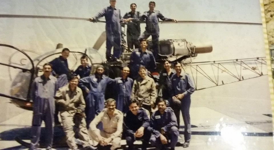 114 HU SIachen Pioneers - Aircrew 1996. author standing extreme right.