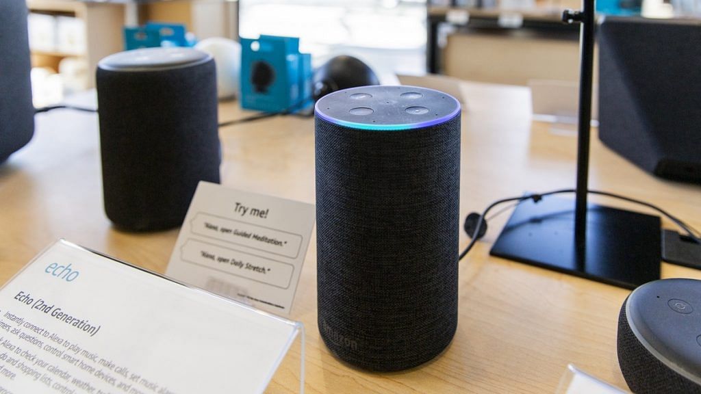 An Echo smart speaker inside an Amazon store in Berkeley, California | Cayce Clifford/Bloomberg