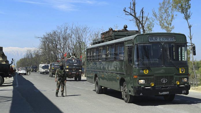 An Army convoy (representational image) | PTI