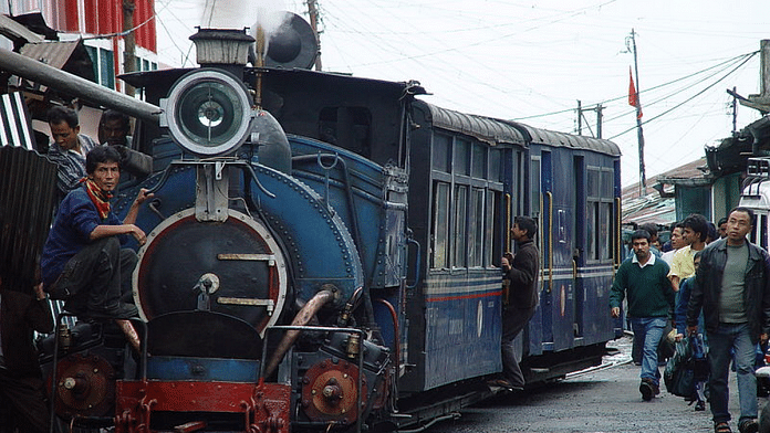 Toy train in Darjeeling