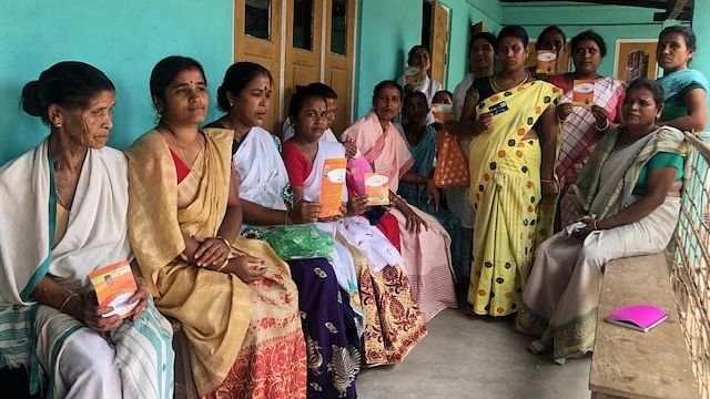 Women gathered to collect gas cylinders under Ujjwala scheme | Ruhi Tewari /ThePrint