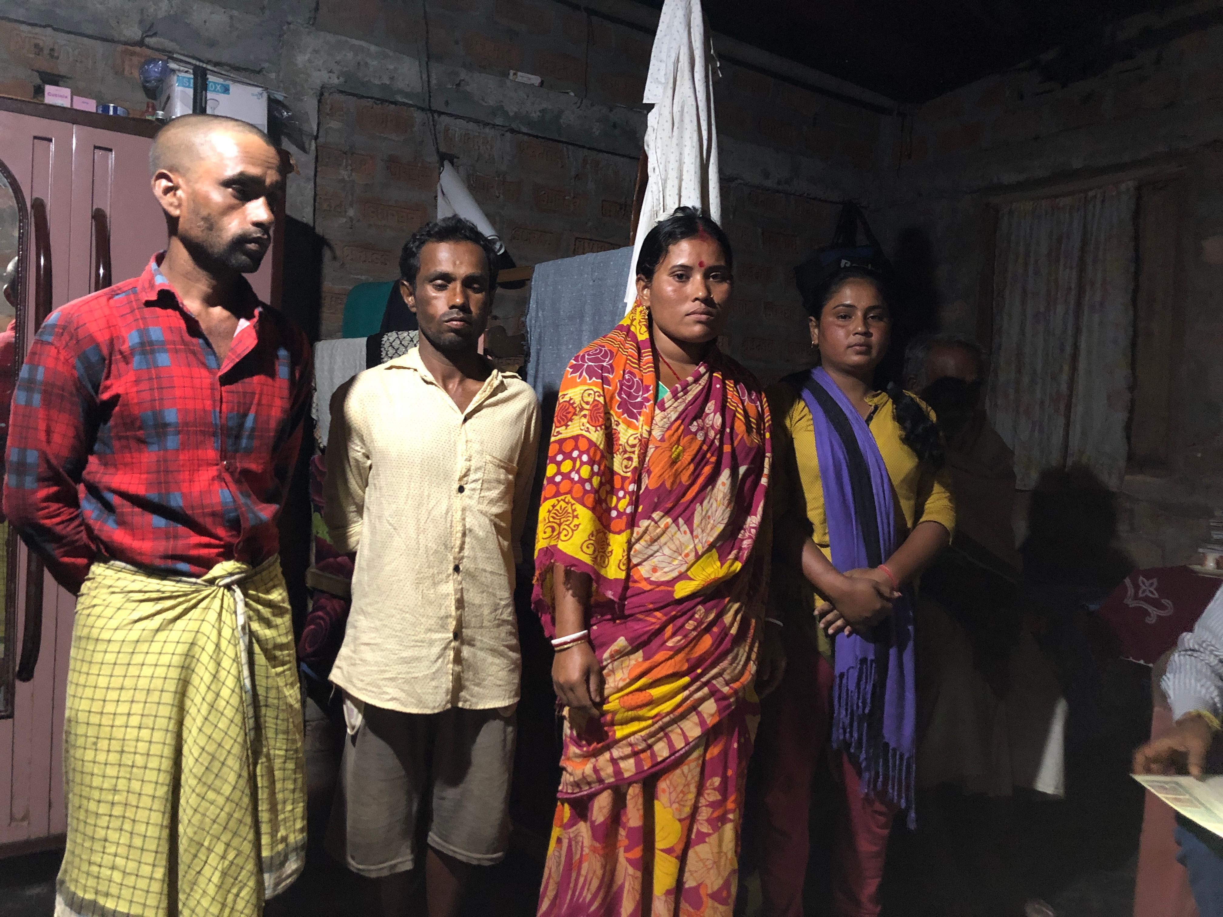  The family of Sulekha Das (extreme left), currently in a detention centre in Silchar | Ruhi Tewari/ThePrint