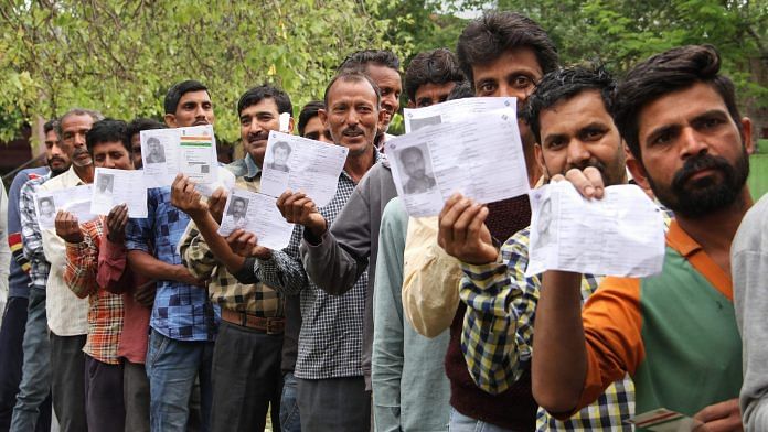 Voting in Jammu and Kahmir