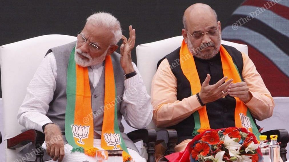 PM Narendra Modi and BJP president Amit Shah