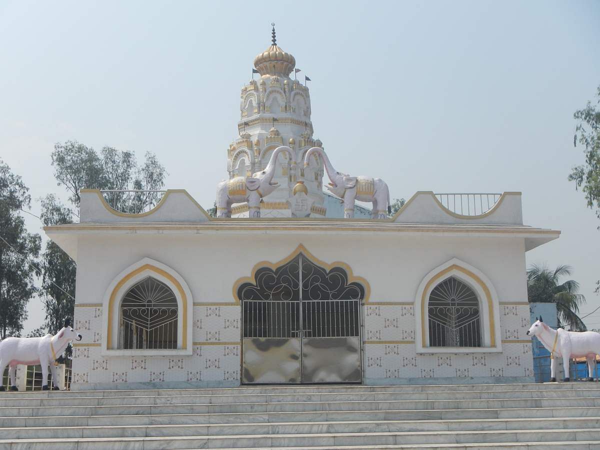 The newly-inaugurated Ram Janaki temple at Pandaveswar village on the outskirts of Asansol in Bengal