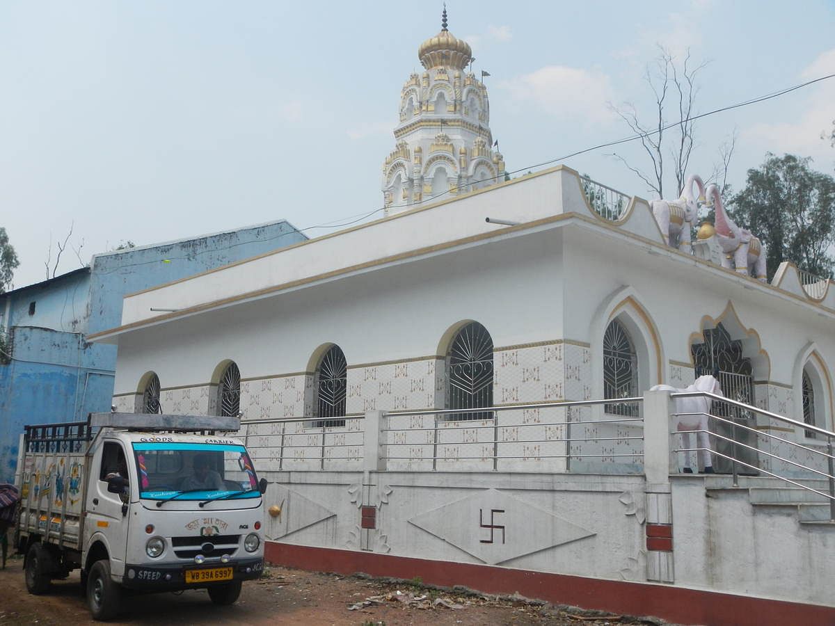 The newly-inaugurated Ram Janaki temple at Pandaveswar village on the outskirts of Asansol in Bengal