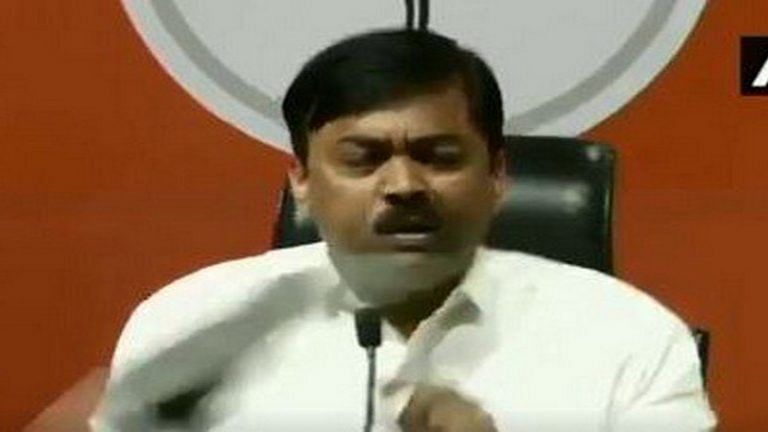 Shoe flung at BJP’s spokesperson GVL Narasimha Rao during media briefing