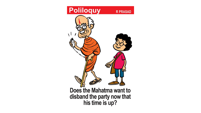 ‘Saffron Mahatma’ Advani is reduced to a mere spectator