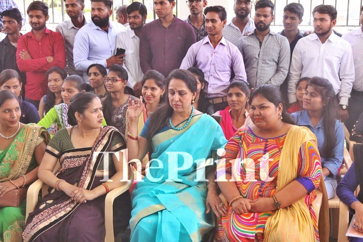 Hema Malini interacts in Jait village of Mathura | Praveen Jain | ThePrint