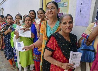 Representational image of voters at a polling station | PTI Photo/Santosh Hirlekar