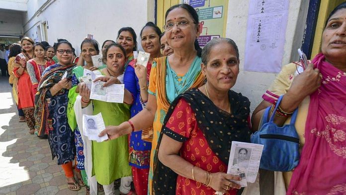 Representational image of voters at a polling station | PTI Photo/Santosh Hirlekar
