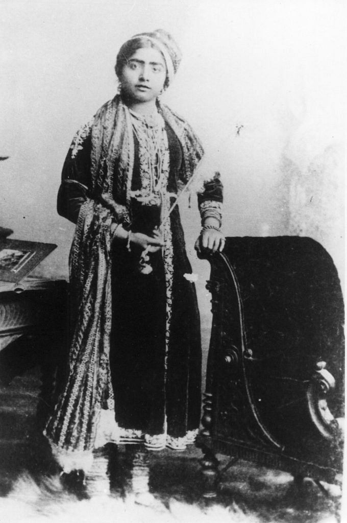 A young Gauhar Jaan | Picture courtesy Vikram Sampath | My Name is Gauhar Jaan: The Life and Times of a Musician