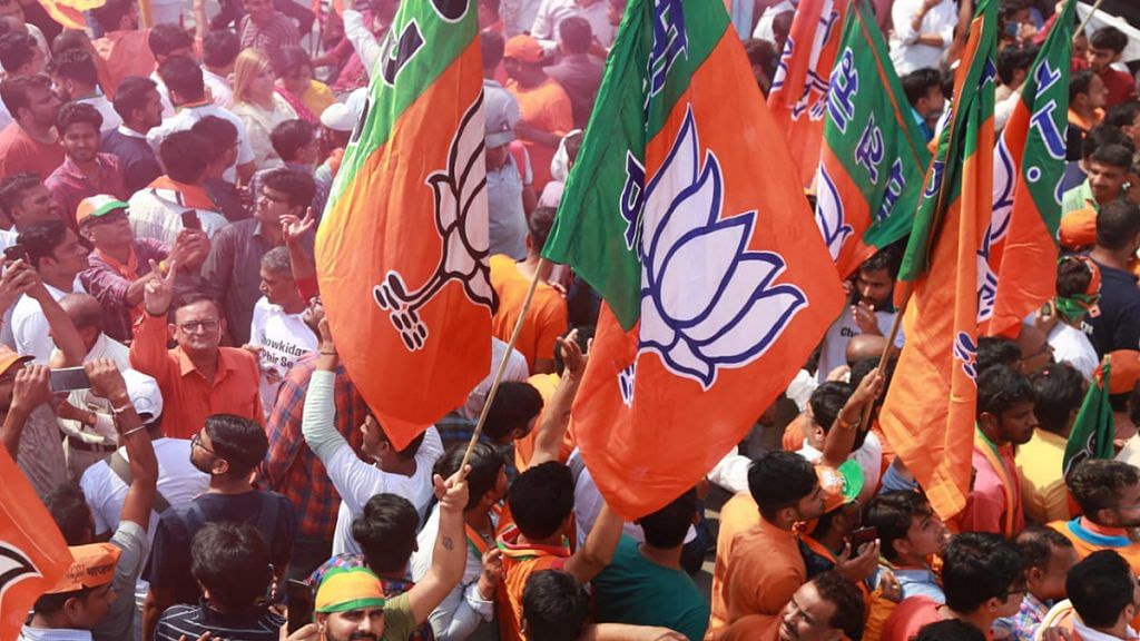 The BJP is looking to come back for the third consecutive term with a bigger margin in this year's Lok Sabha election | Manisha Mondal | ThePrint