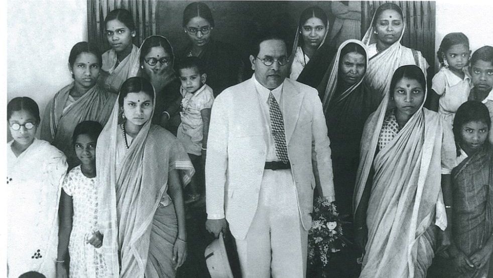 Bhim Rao Ambedkar with female delegates of the Scheduled Castes Federation at the Nagpur Conference in 1942. Bhim Rao Ambedkar with female delegates of the Scheduled Castes Federation at the Nagpur Conference in 1942 | Commons