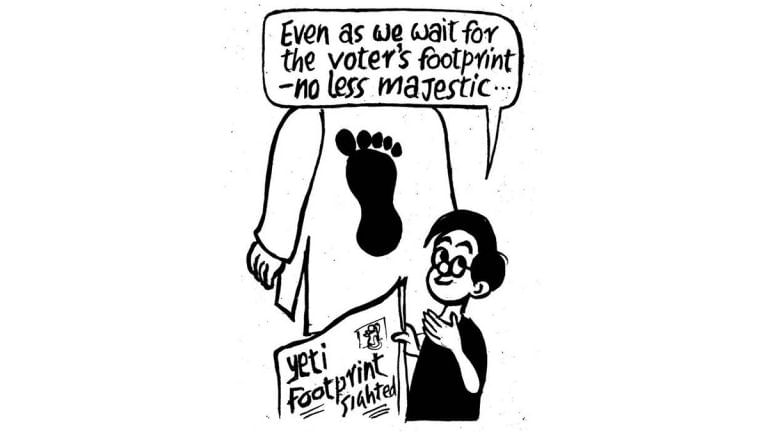 Narendra Modi peeps into TMC’s ‘stable’ as India awaits voters’ majestic ‘footprint’