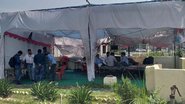 Paranoid gathbandhan watchdogs are tracking EVMs with binoculars, walkie-talkies