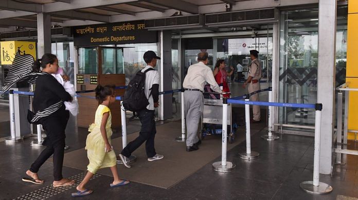 Flight passengers at NSCBI Airport in Kolkata as the airlines resume operation following a halt in view of the cyclonic storm Fani, which slammed into the Odisha coast on Friday | PTI