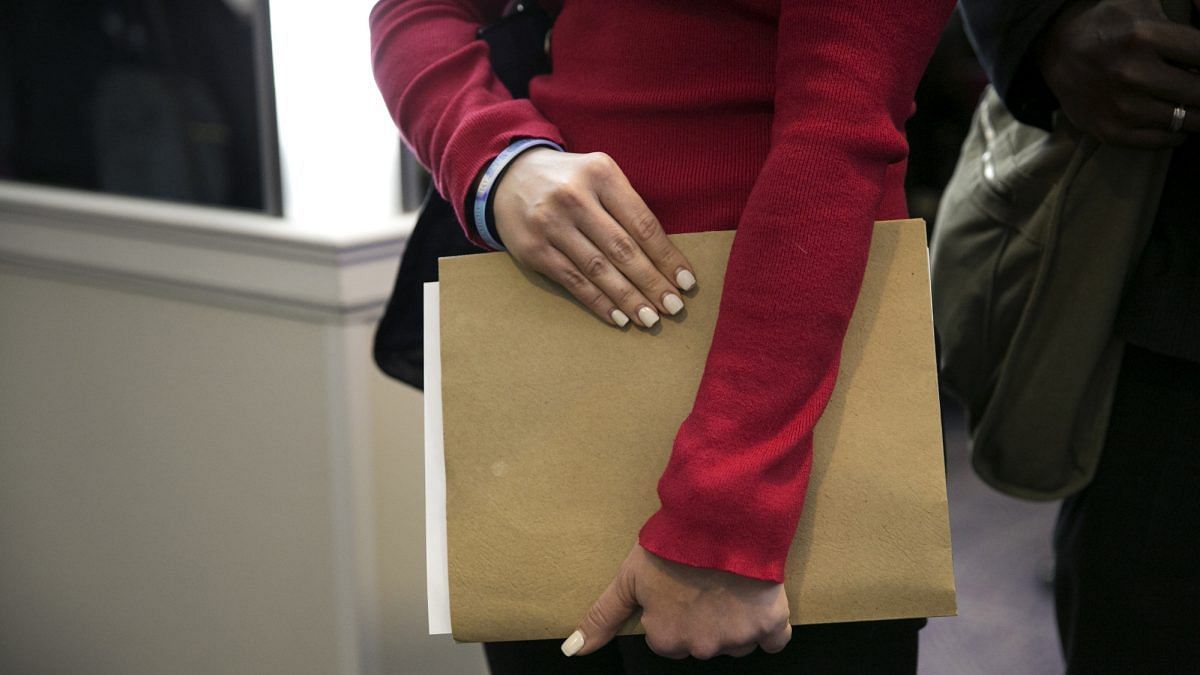Inside A Catalyst Career Group Job Fair As U.S. Jobless Claims Decline