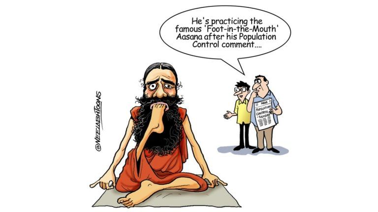 A sinking Congress and a Yoga guru with a foot-in-the-mouth asana