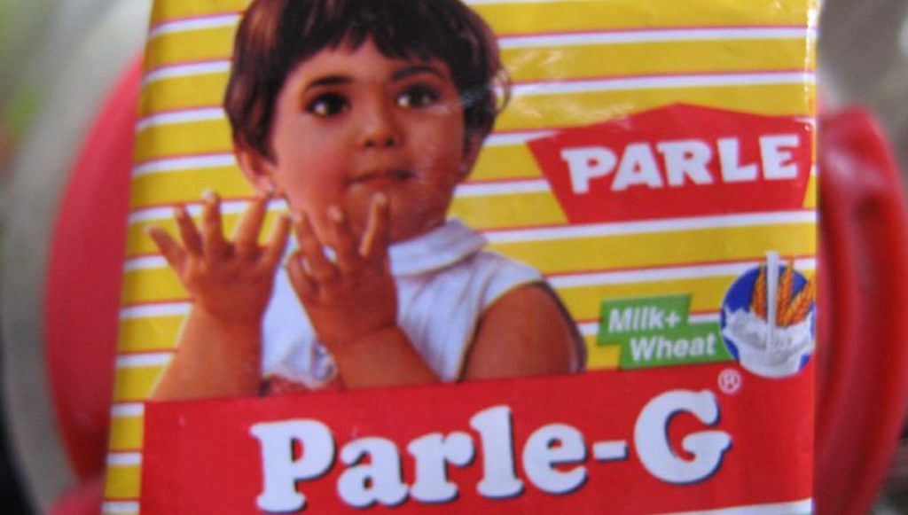 A packet of Parle-G biscuits