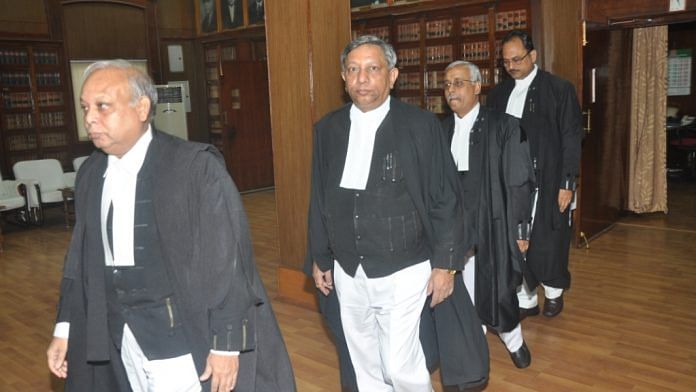 (L-R) Odisha High Court's Justice Vinod Prasad, Hon'ble Sri Justice Biswanath Rath and Hon'ble Sri Justice Sangam Kumar Sahoo. | Official Website of the Orissa High Court