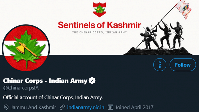 Chinar Corps, Indian Army