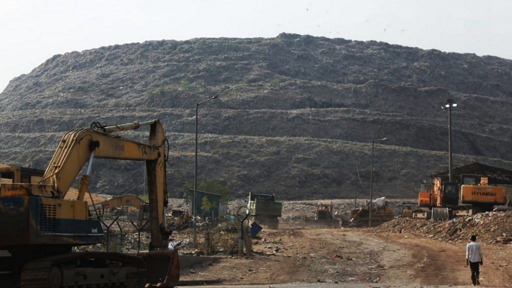 The Ghazipur landfill in eastern Delhi | Photo: Manisha Mondal | ThePrint
