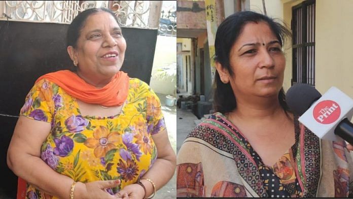 Ladies from Hindu families, who are selling their homes