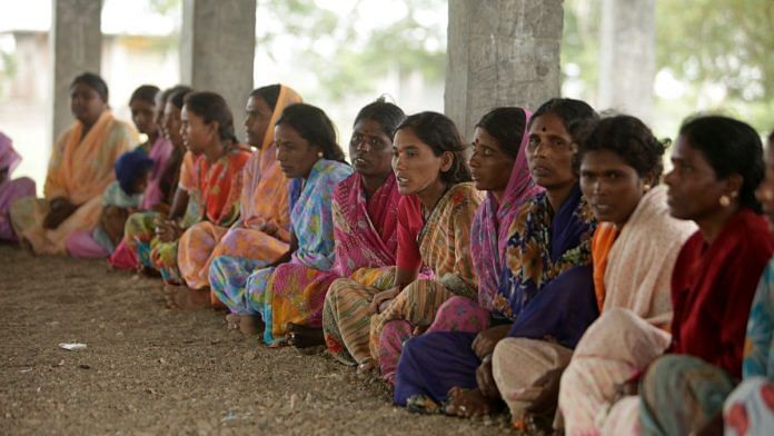 Representational image of women in saris