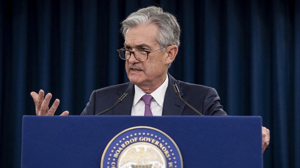 Jerome Powell, chairman of the US Federal Reserve, speaks during a press conference following the Federal Open Market Committee (FOMC) meeting in Washington, D.C., U.S. on 1 May, 2019 | Photo: Anna Moneymaker | Bloomberg