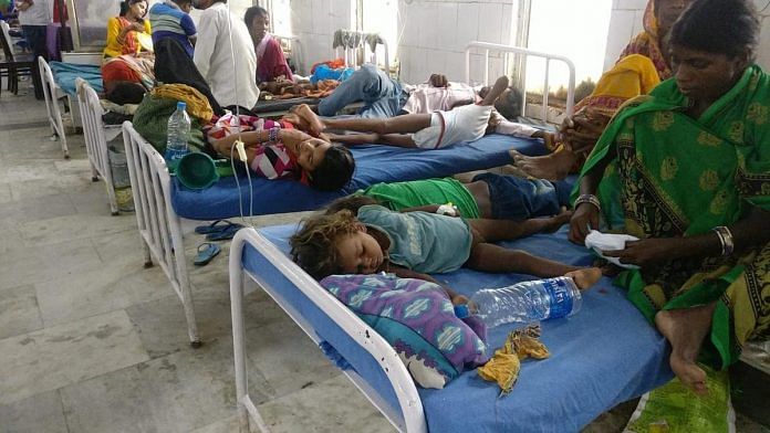 Children dying in Bihar because of Encephalitis