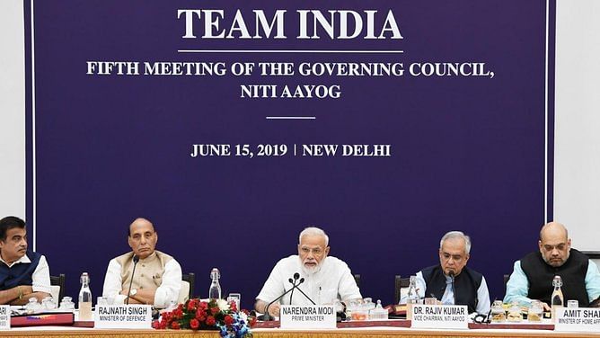 PM Modi at Niti Aayog Governing Council meet