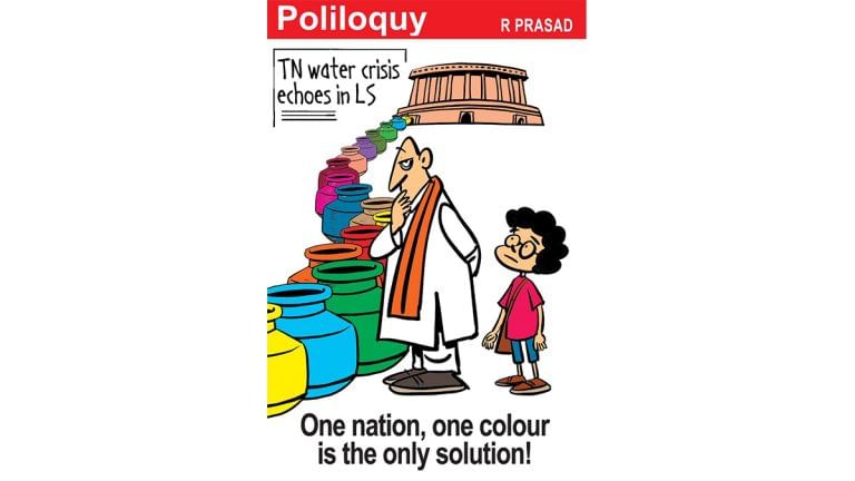 Congress’ half-filled hour-glass and ‘saffron’ remedy to every crisis