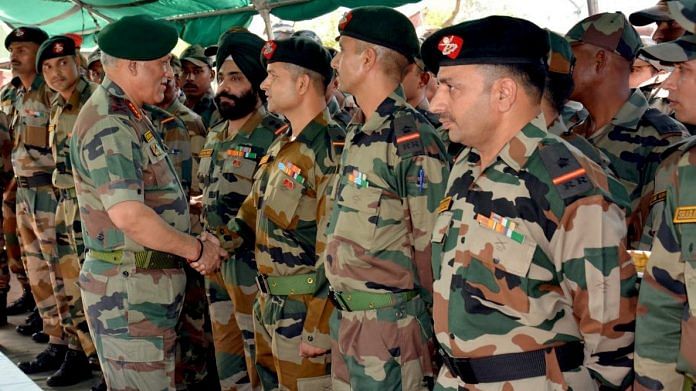 Chief of Army Staff Bipin Rawat review the operational preparedness of the forces in the Kishtwar and Reasi sector in Jammu