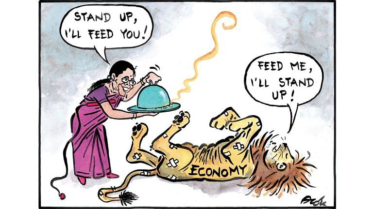 Nirmala Sitharaman tries to ‘feed’ an ailing economy as tax-payers only get a ‘thank you’