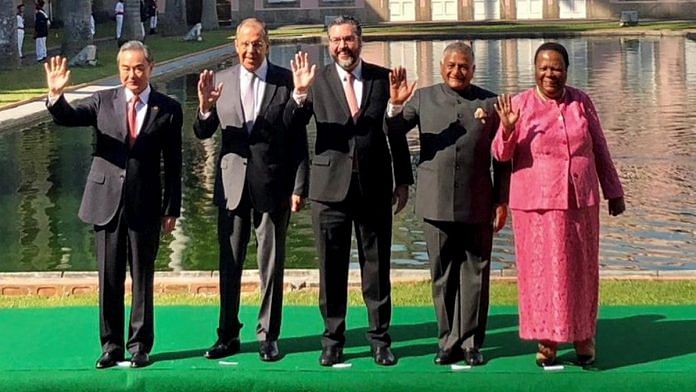VK Singh with BRICS leaders Minister of State for Road Transport and Highways VK Singh poses for a group photo with BRICS leaders, in Rio de Janerio, Brazil | PTI