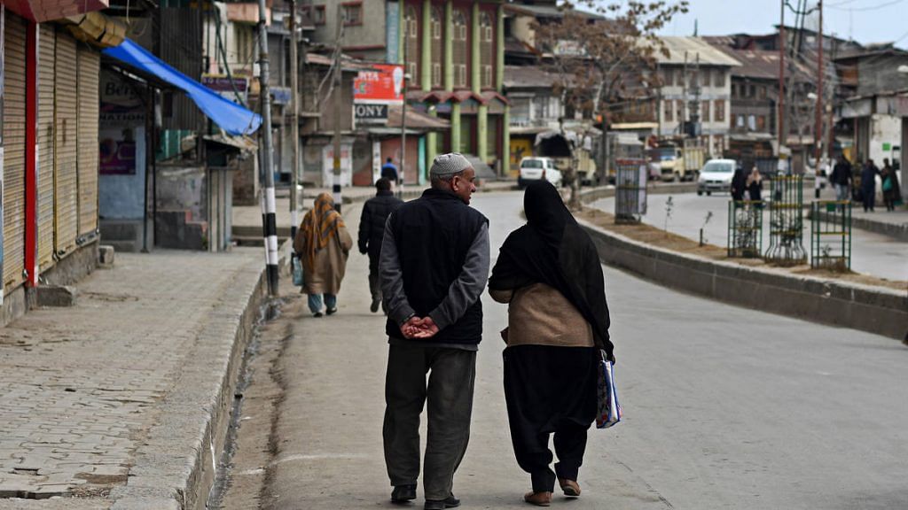 Representational image of people in Srinagar, Jammu and Kashmir | Photo: Anindito Mukherjee | Bloomberg