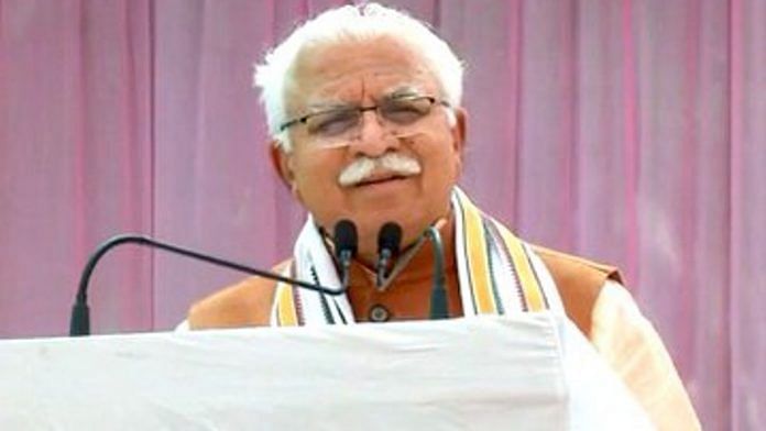 Haryana Chief Minister Manohar Lal Khattar