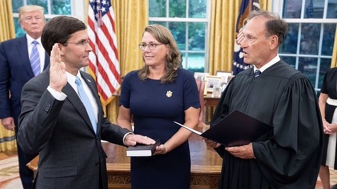 Mark Esper takes oath as US defense secretary