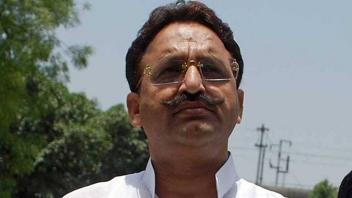 Gangster-turned-politician from Uttar Pradesh Mukhtar Ansari