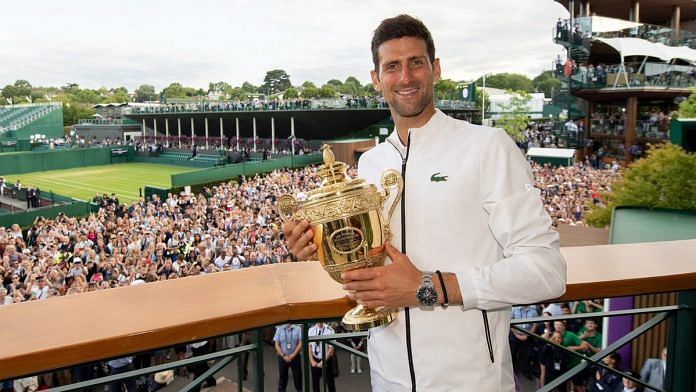 Novak Djokovic beat Roger Federer to win his fifth Wimbledon title Sunday | @DjokerNole | Twitter