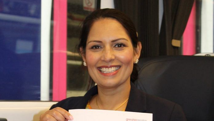 Britain's first Indian-origin home secretary Priti Patel | Twitter