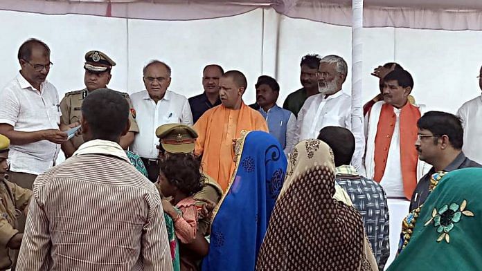 Yogi Adityanath visits families of Sonbhadra killings