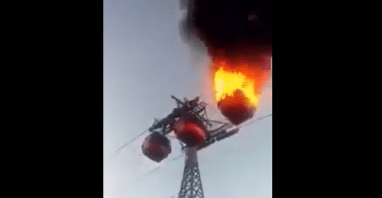 Viral video of burning ropeway at Haridwar’s Mansa Devi Temple is actually from Palestine